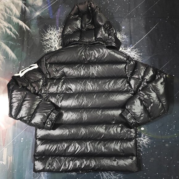 Moncler Black Hooded Down Jacket - Picture 2 of 10